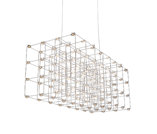 Quasar - Cosmos Square Triple Hanglamp - KOOT