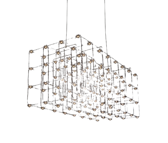 Quasar - Cosmos Square Triple Hanglamp - KOOT