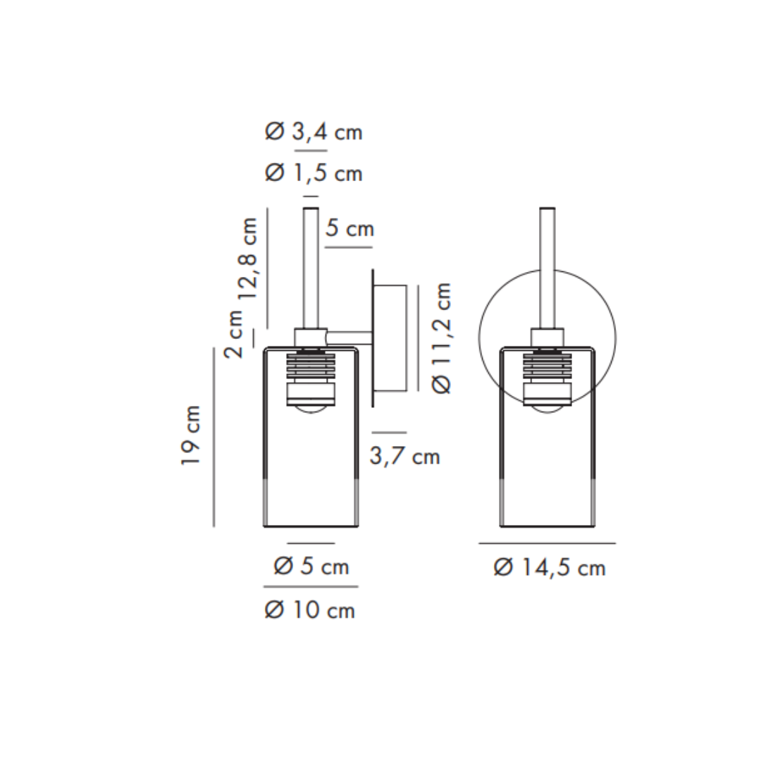 Axo - Spillray Evo Wandlamp