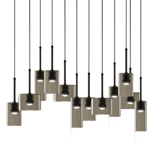 Axo - Spillray Evo 12 lichten Cluster Elliptische Canopy Hanglamp