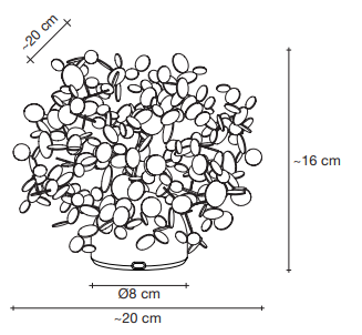Terzani - Argent, Mon Bijou tafelamp - KOOT