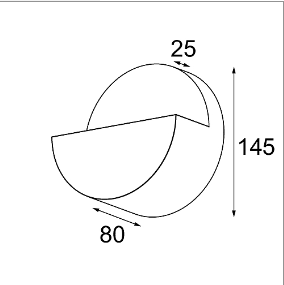 Modular - Impulse Rond Wandlamp 1x - KOOT