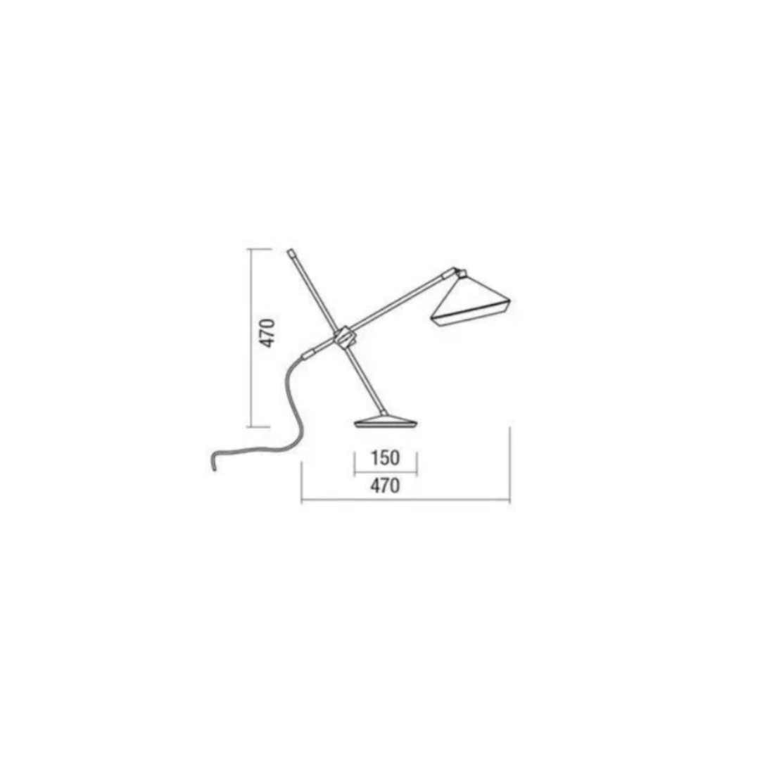 Bert Frank - Shear Tafellamp Structuur Zwart