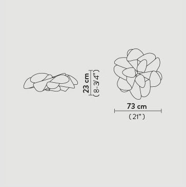 Slamp - La Belle Étoile Plafondlamp / Wandlamp - KOOT