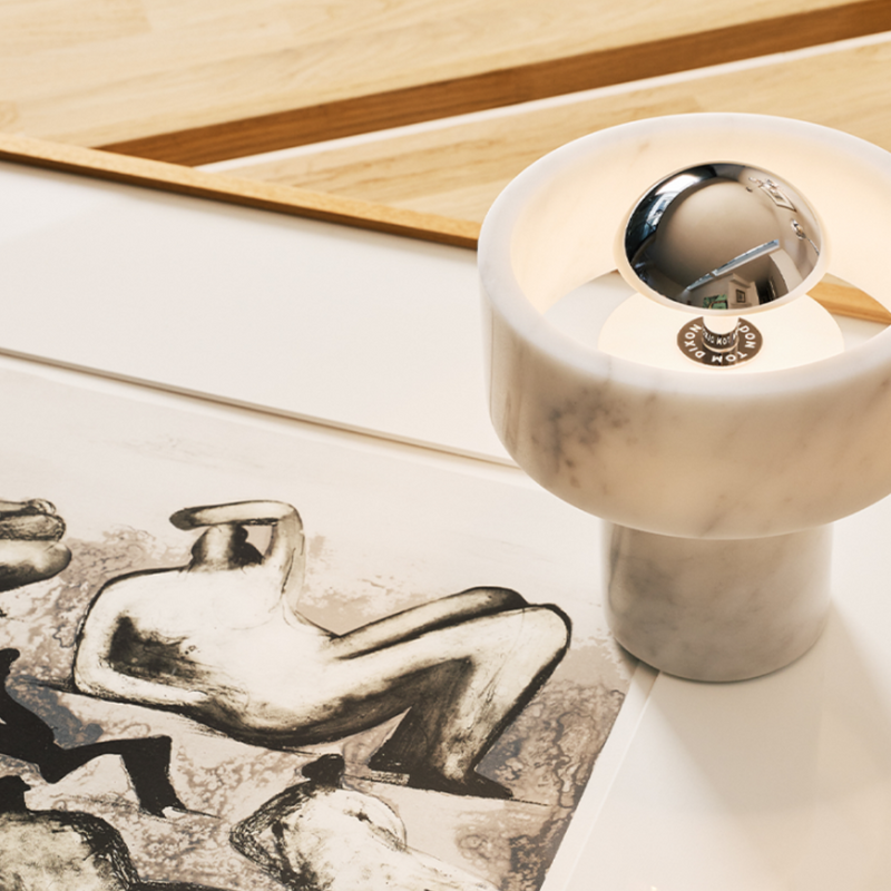 Tom Dixon - Stone Draagbare LED Vloer/Tafellamp