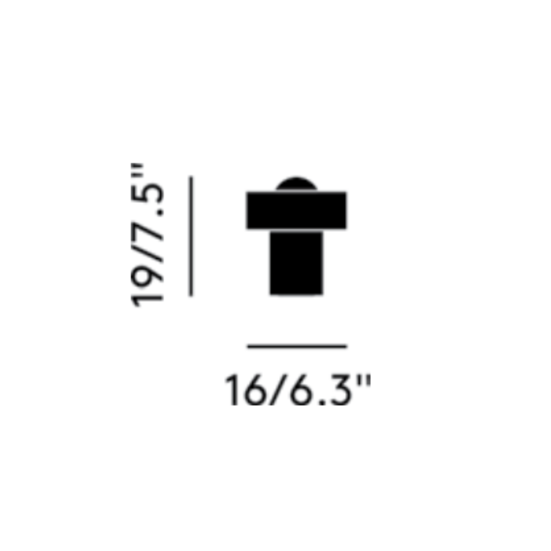 Tom Dixon - Stone Draagbare LED Vloer/Tafellamp