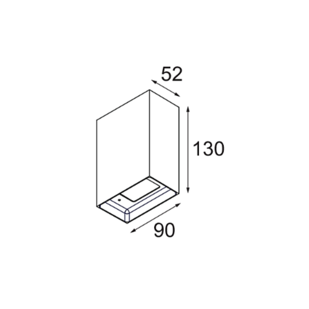 Modular - Sulfer Wall Up/Down 2x Wandlamp