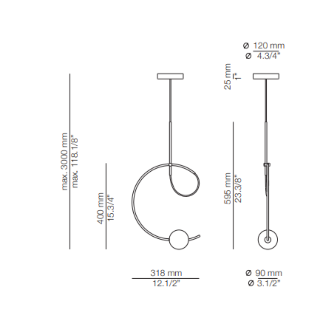 Estiluz - Loop Hanglamp T-4125S