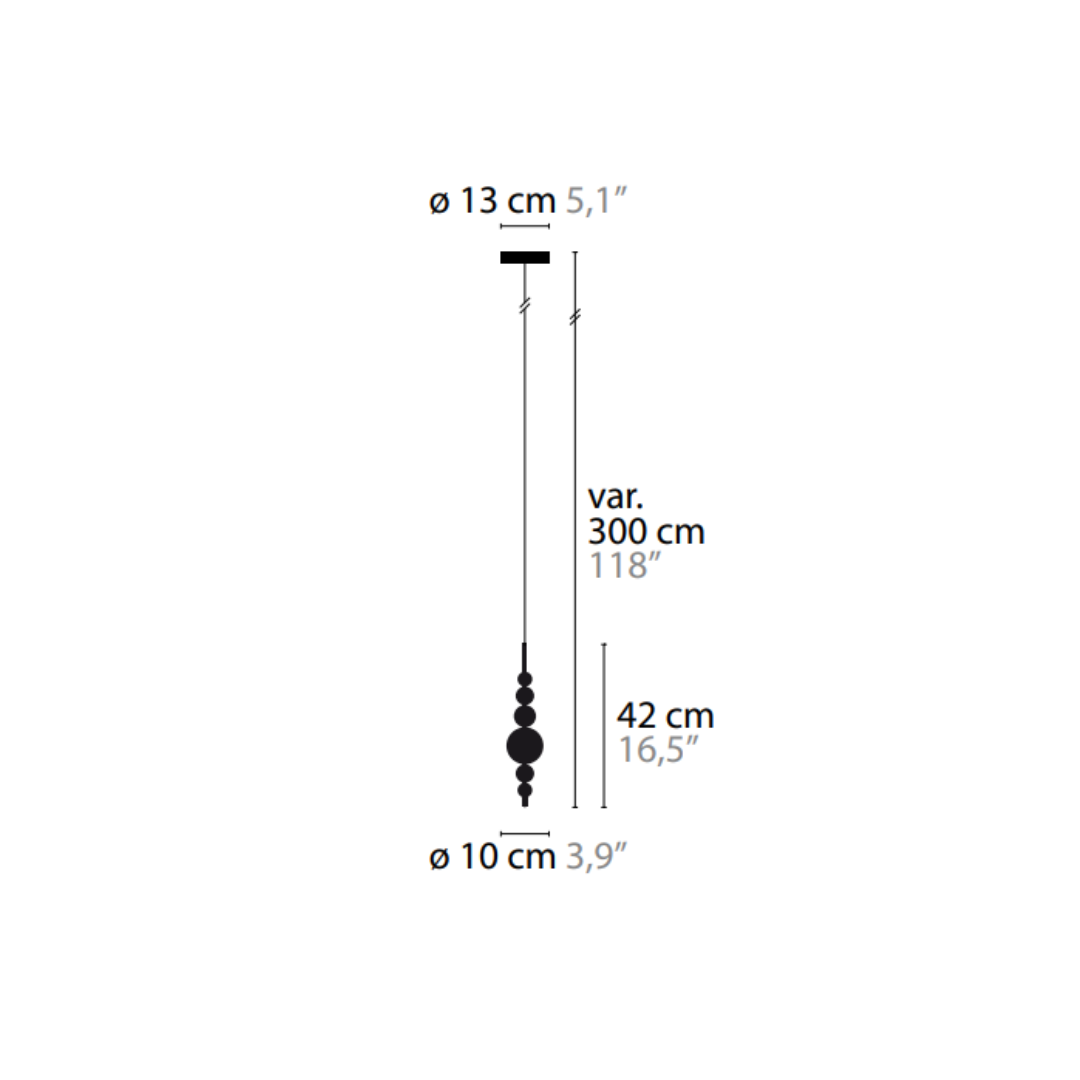 Ilfari - Tears from Moon H1 Mini Hanglamp