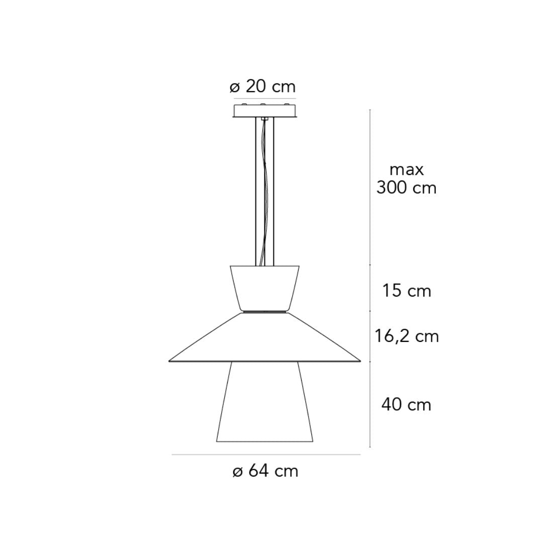 FontanaArte - Thalea 4 Hanglamp
