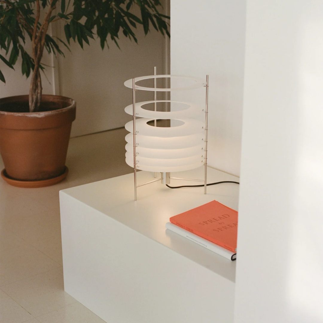 Parachilna - Topuro L Roestvrij staal Tafellamp