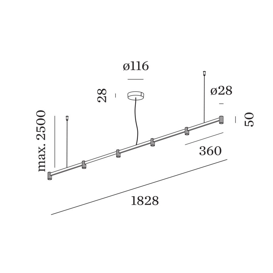 Wever & Ducre - Trace Chandelier 2.0 - KOOT