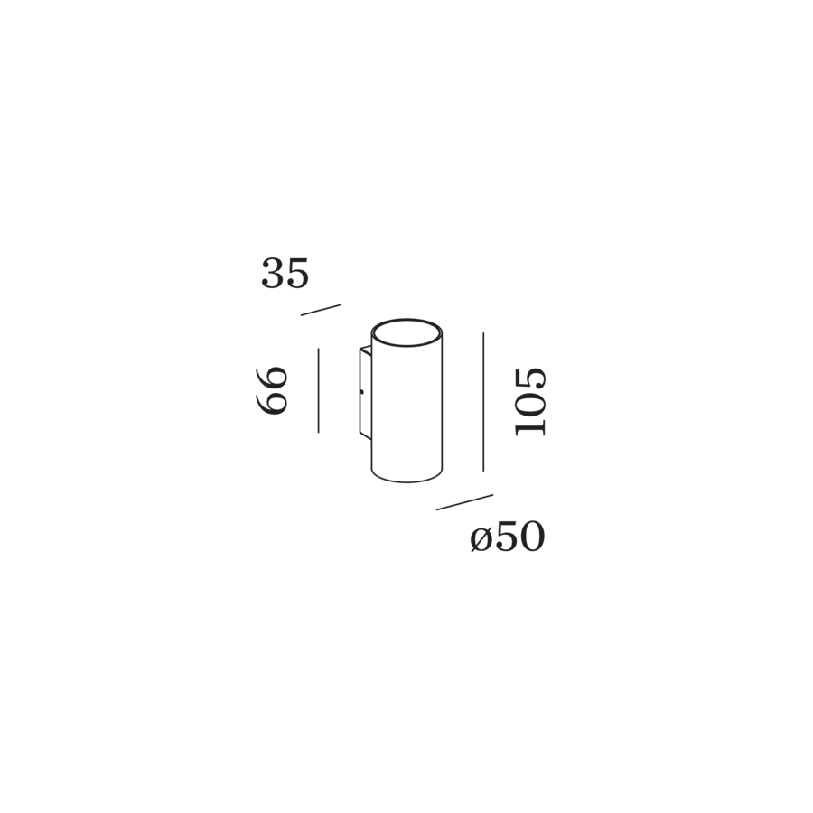 Wever & Ducre - Tram 2.0 Wandlampen - KOOT