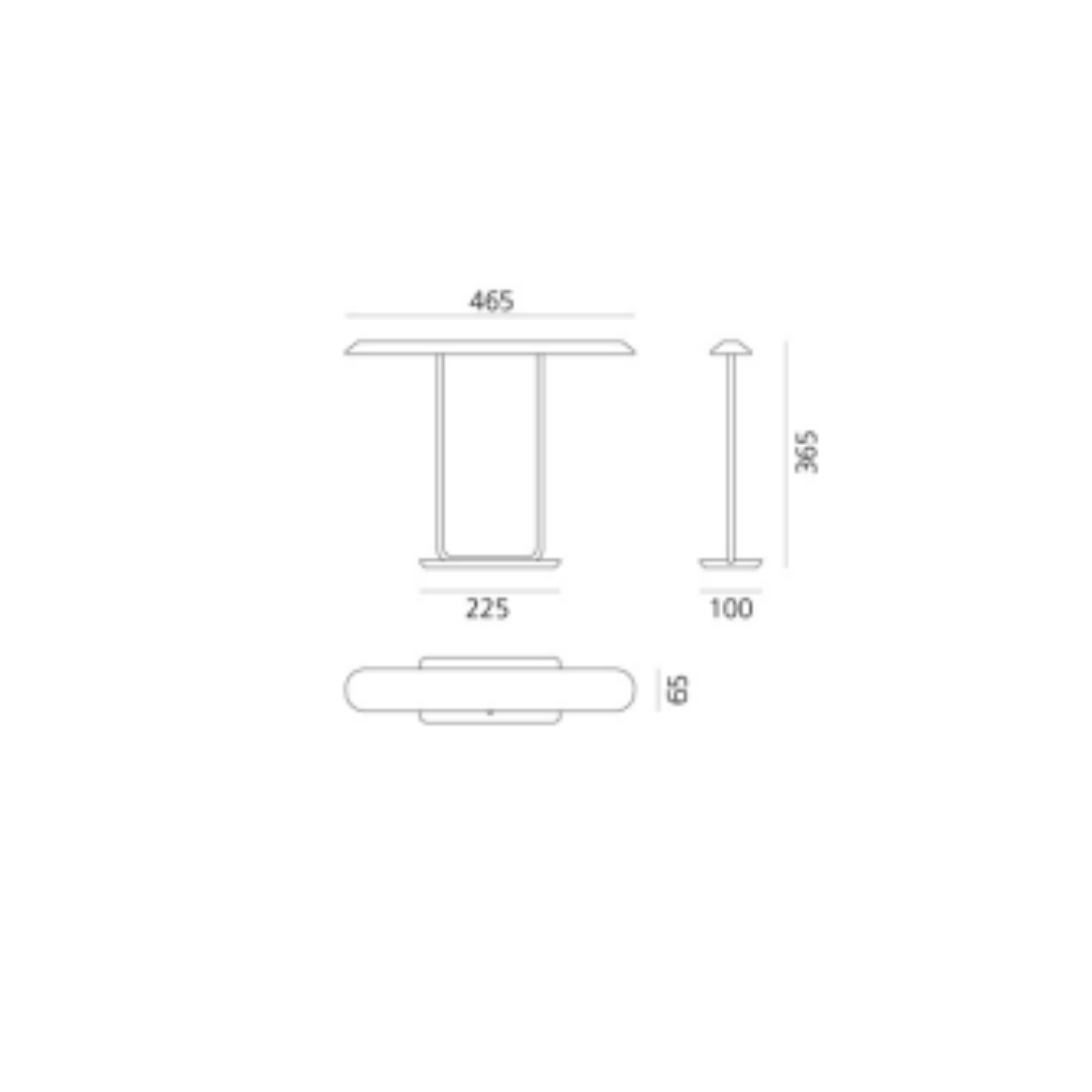 Artemide - Tempio Tafellamp Brons