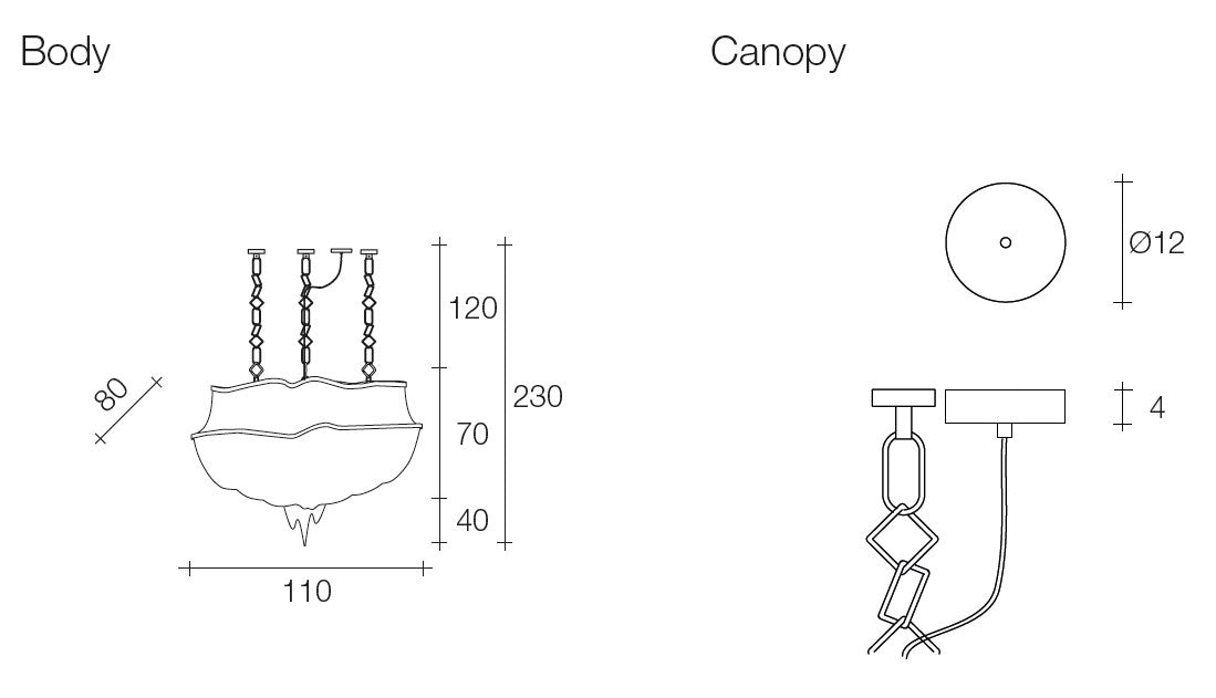 Terzani - Atlantis J01S Hanglamp - KOOT