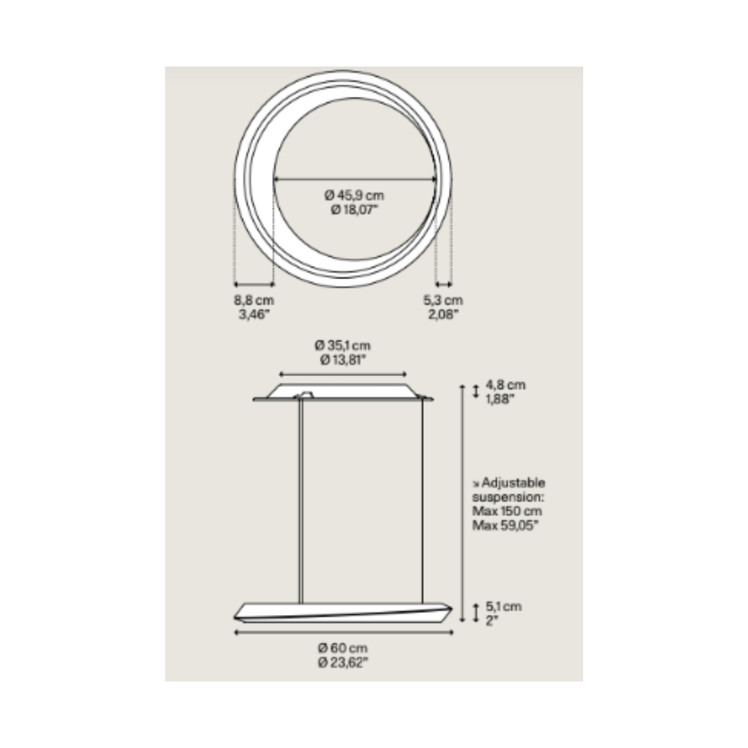 Lodes - Tidal 2700k Hanglamp
