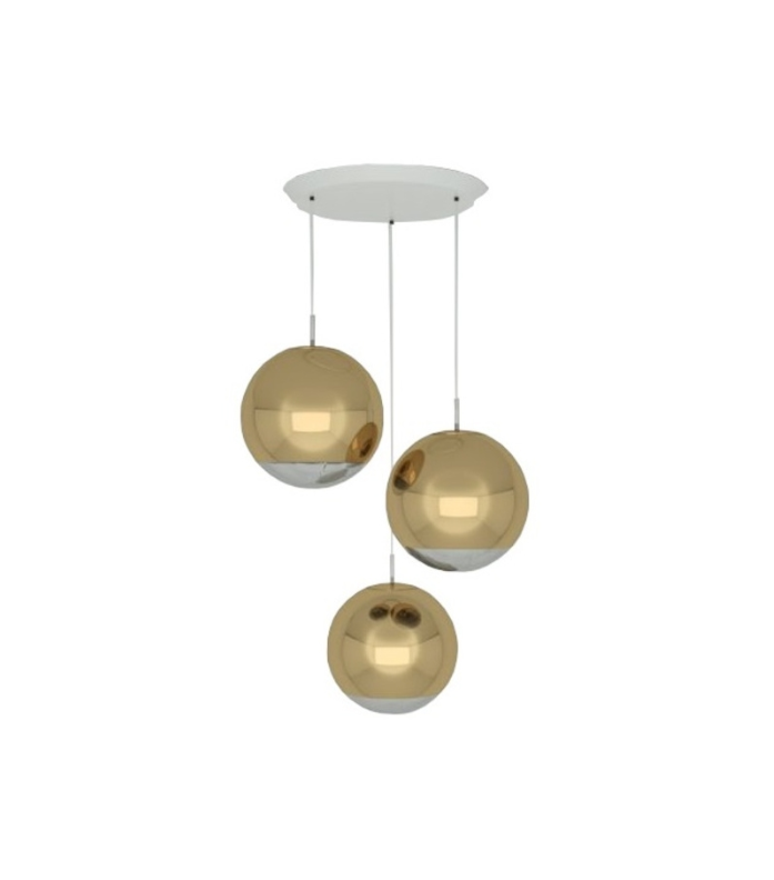 Tom Dixon - Mirror Ball 40 Round LED Hanglamp - KOOT