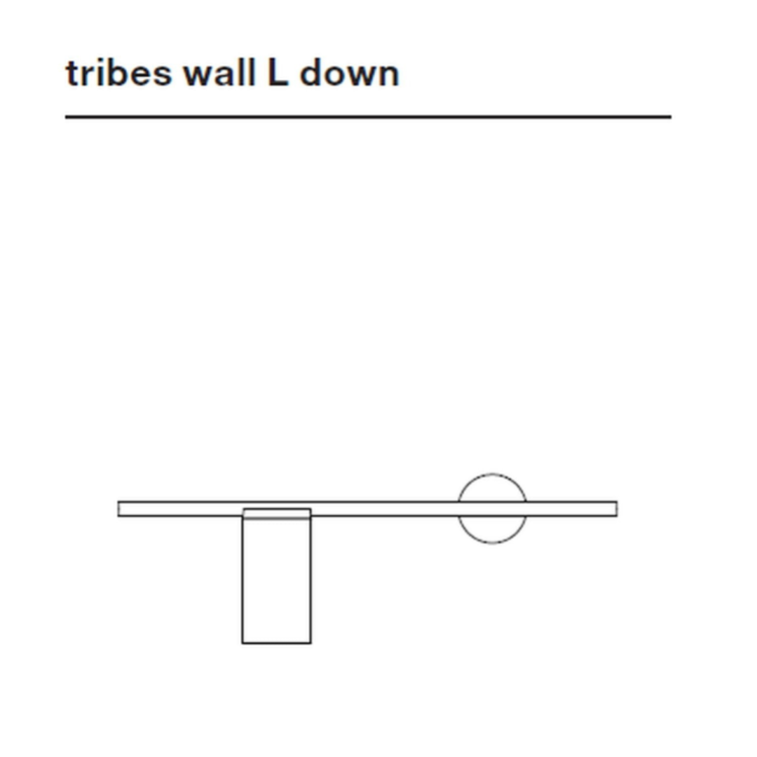 TossB - Tribes wall L down Wandlamp