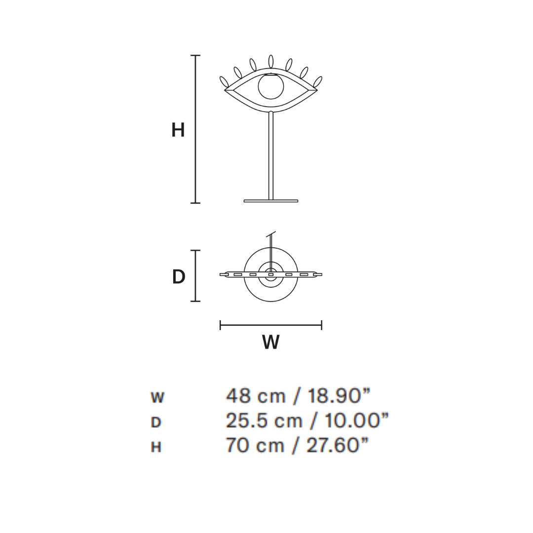 Masiero - Visio Tafellamp