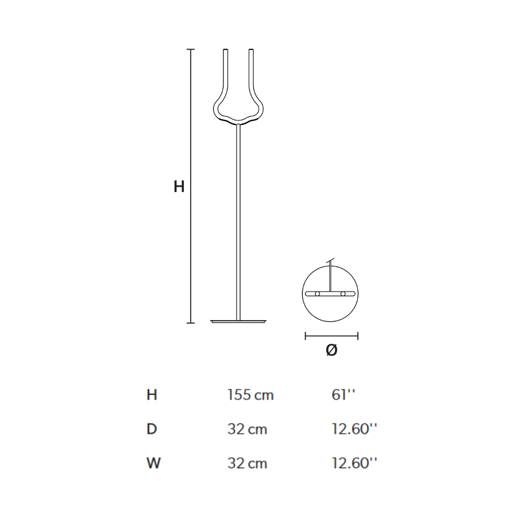 Masiero - Visio Vloerlamp