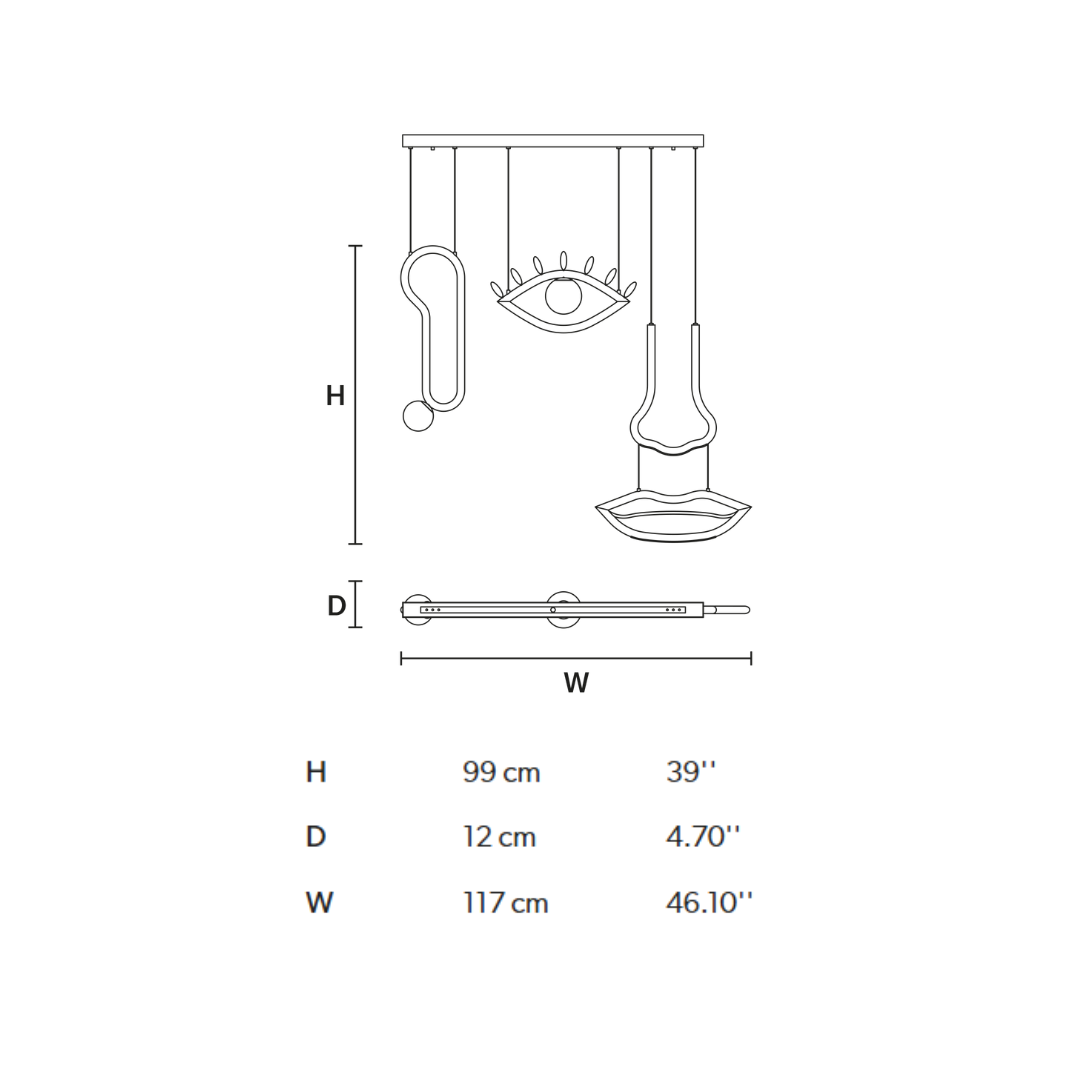 Masiero - Visio Hanglamp
