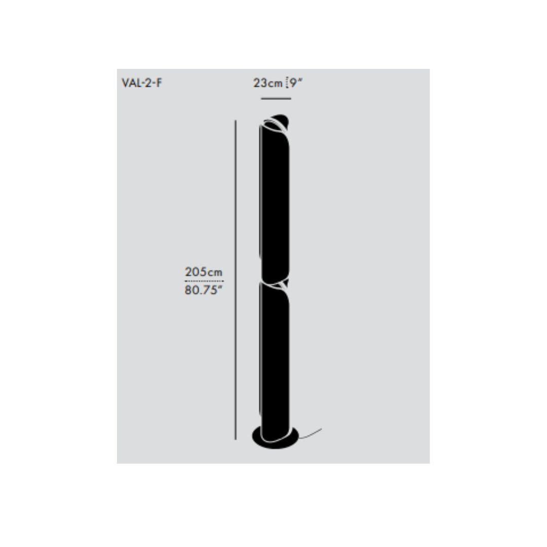 A-N-D - Vale LED 2 units Vloerlamp