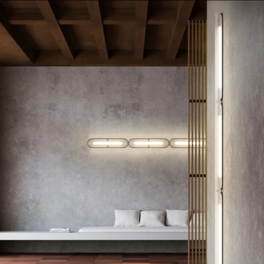 A-N-D - Vale Acrylic 2 units End to End Horizontaal Wandlamp/Plafondlamp