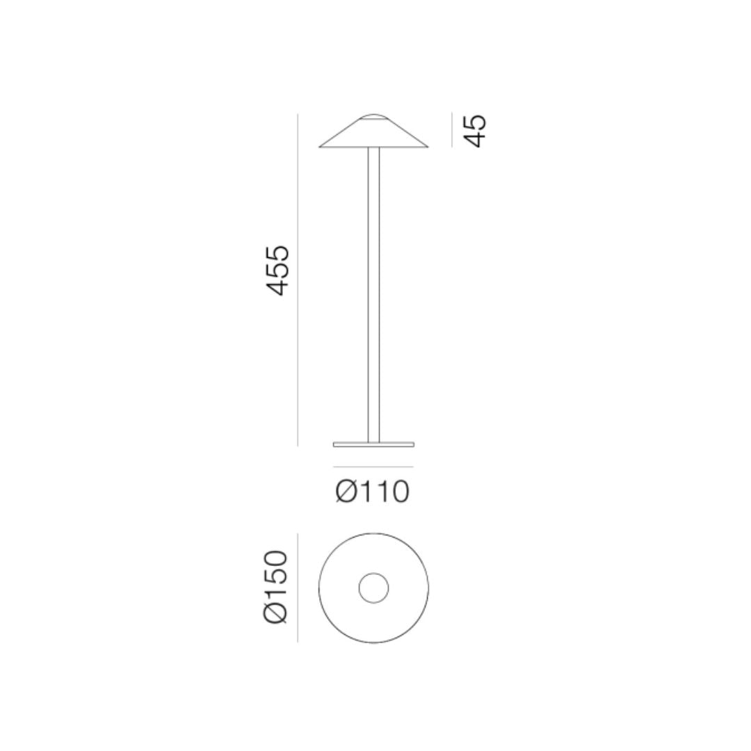 Artemide - Vea 45 meerpaal licht Vloerlamp
