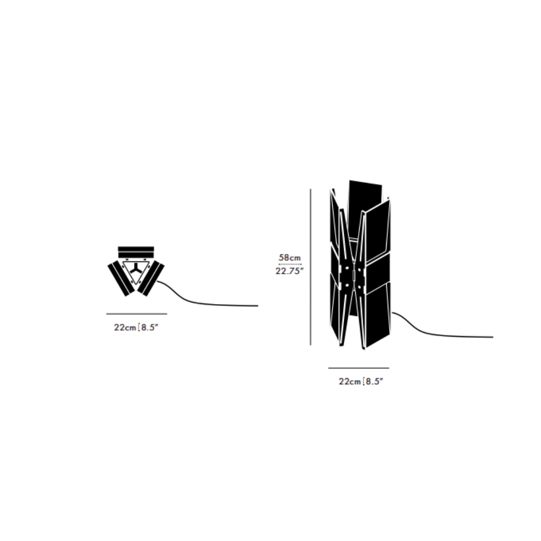 A-N-D - Vector Staal Tafellamp