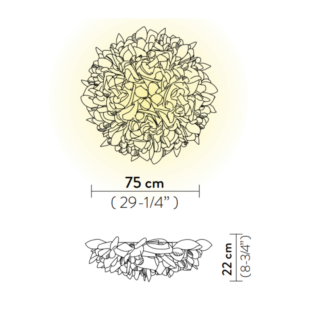 Slamp - Veli Groot Plafond/Wandlamp