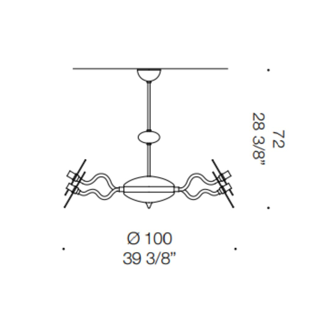 De Majo - Venussiano K8 Hanglamp