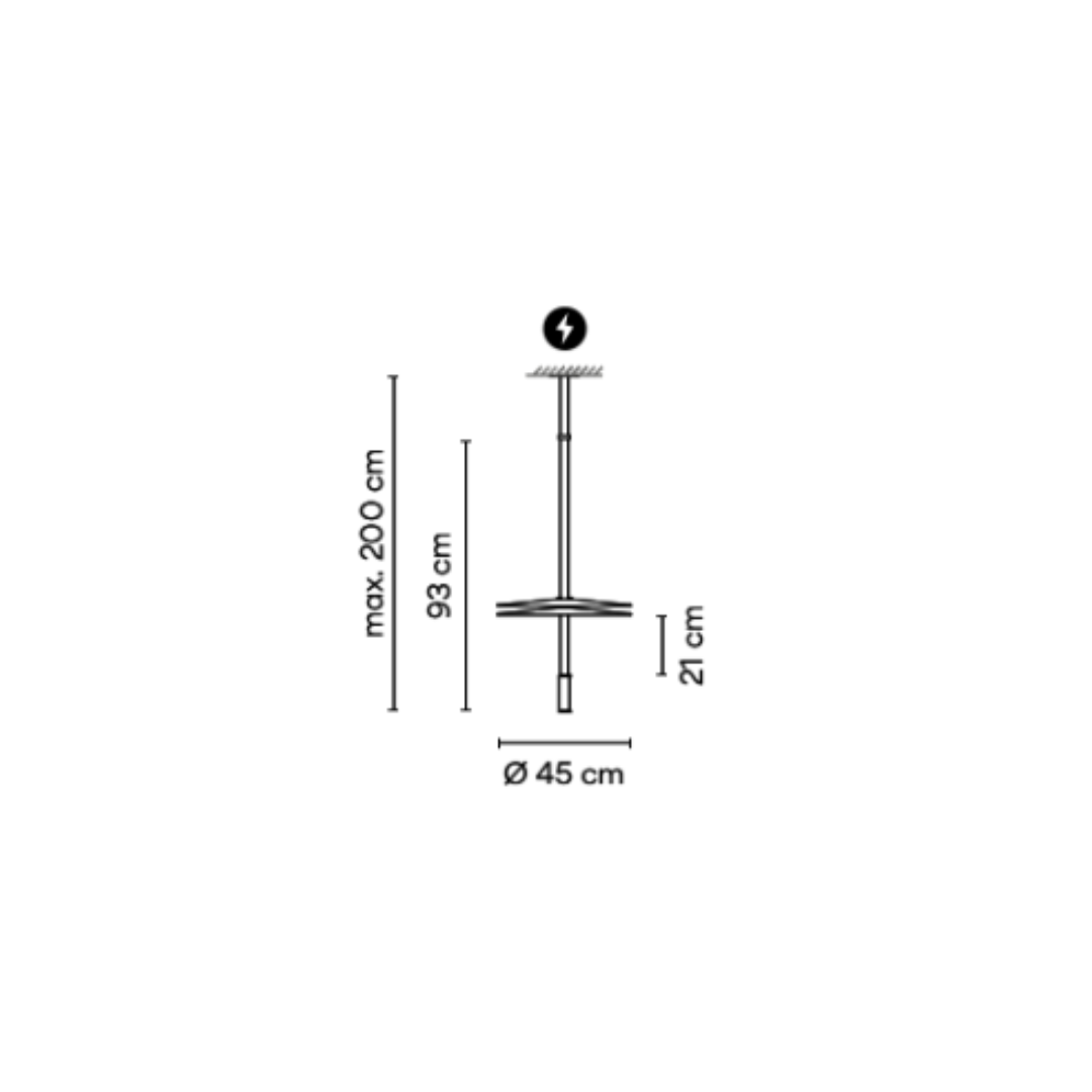Vibia - Flamingo Mini 1575 Hanglamp