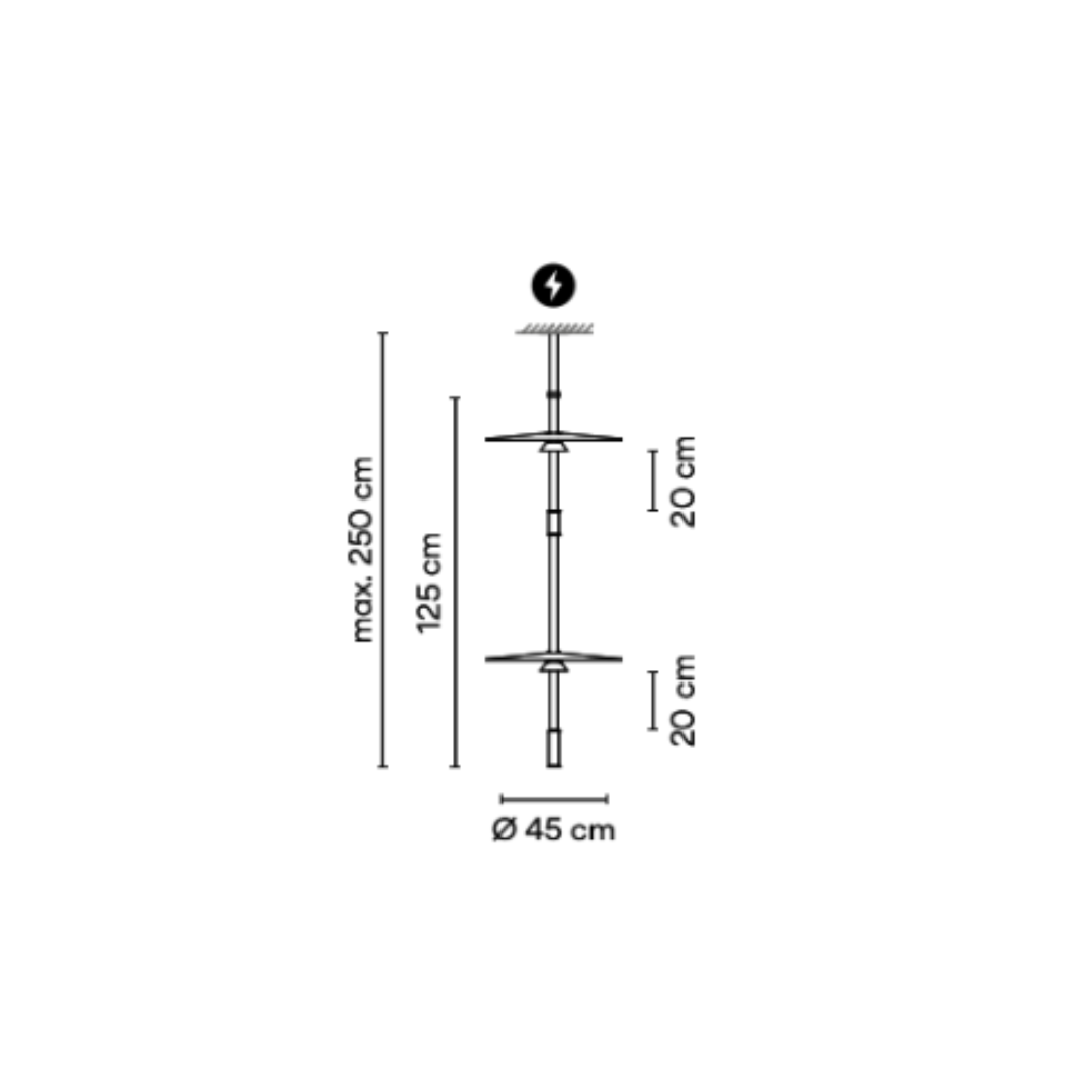 Vibia - Flamingo Mini 1590 Hanglamp