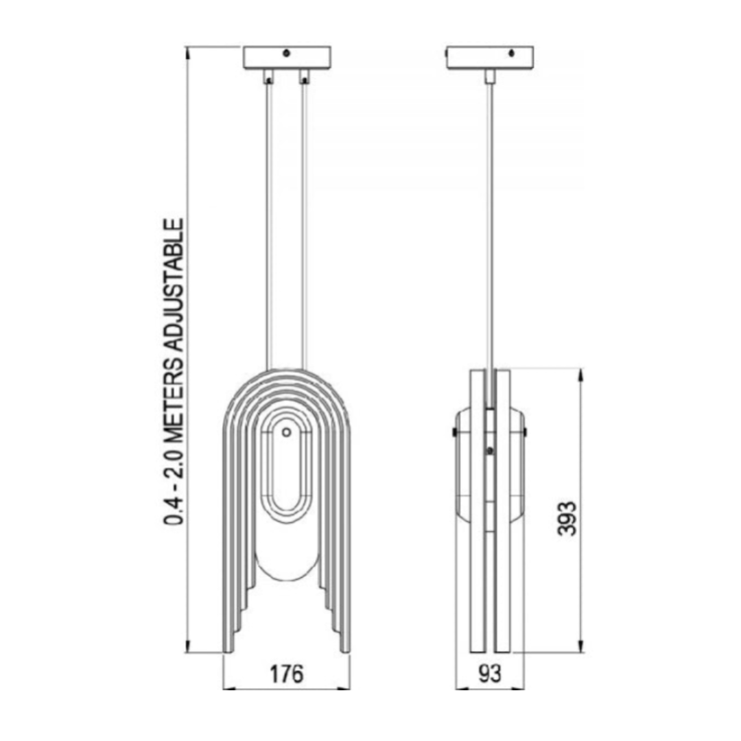 Bert Frank - Vima Hanglamp