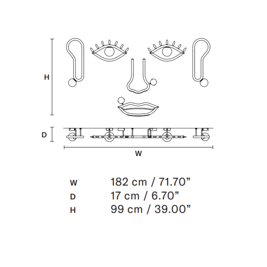 Masiero - Visio Wandlamp