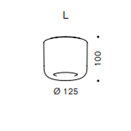 Serien - Cavity Ceiling L LED 2700K plafondllamp - KOOT