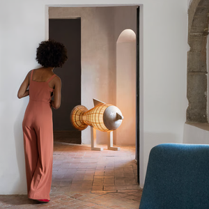 LZF - Walking Fish Vloerlamp beuken