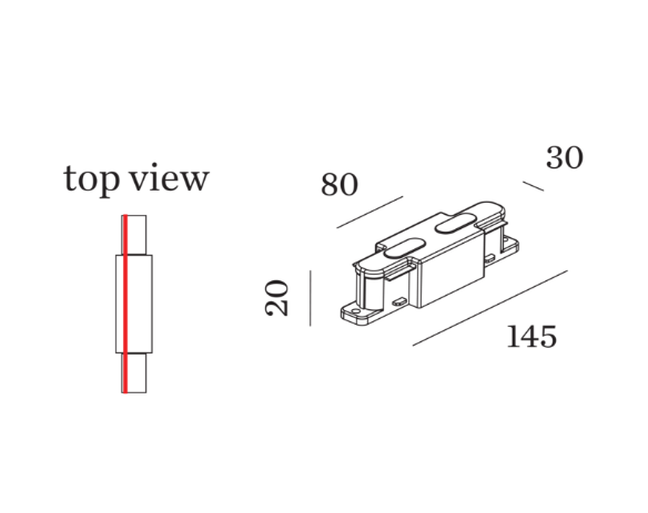 Wever & Ducre - 1-Phase Track Middle Feed - KOOT