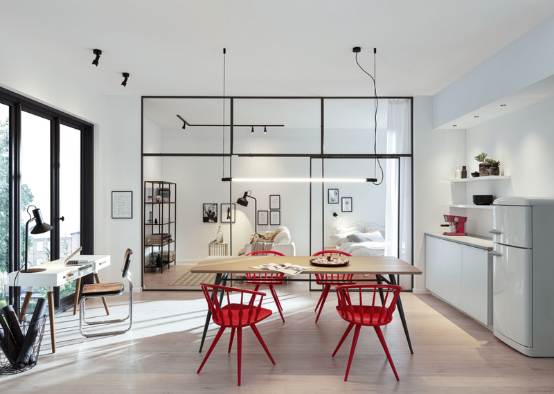 Wever & Ducre - Darf 1.2 Hanglamp Zwart - KOOT