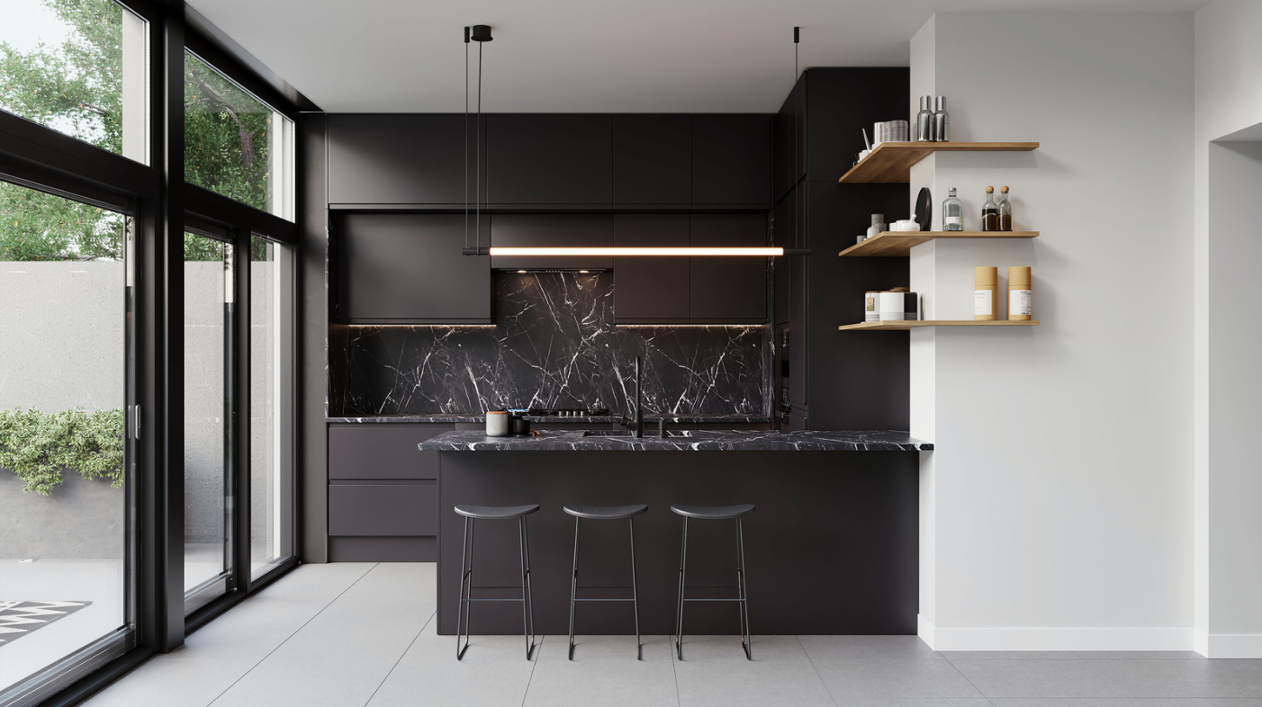 Wever & Ducre - Darf 1.2 Hanglamp Zwart - KOOT