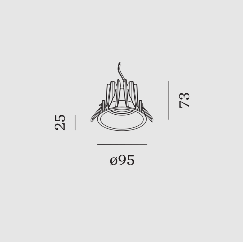 Wever & Ducre - Deep IP65 1.0 LED Plafondlamp - KOOT