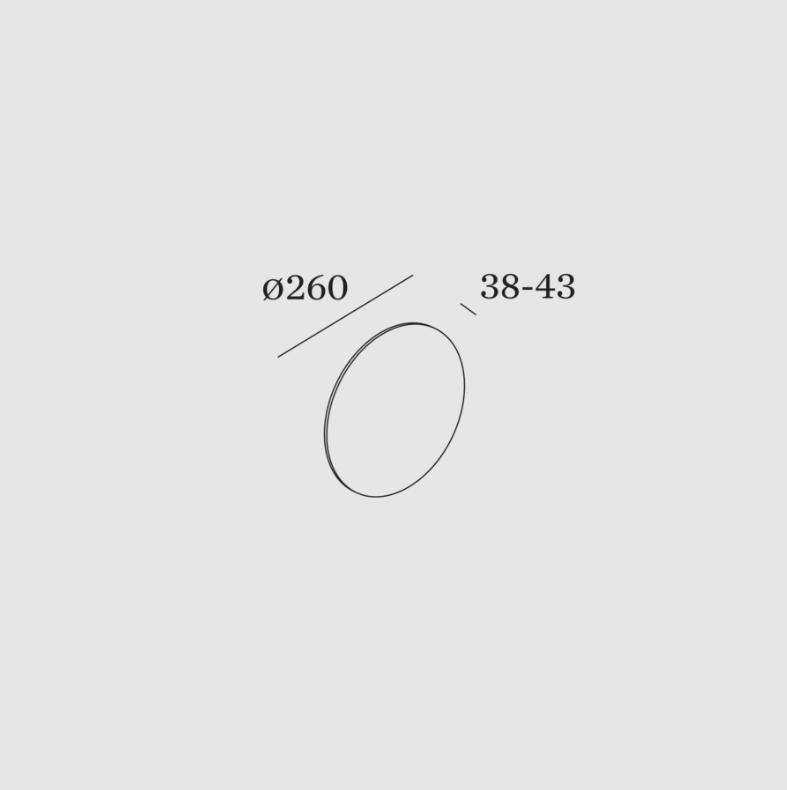 Wever & Ducre - Miles 3.0 Round Wandlamp - KOOT