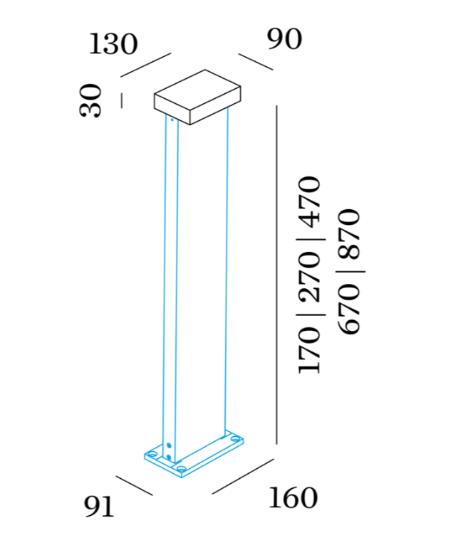 Wever & Ducre - Palos Carre 2.0 Vloerlamp - KOOT