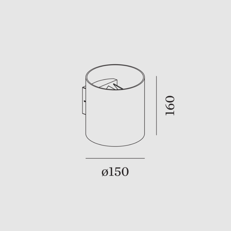 Wever & Ducre - Ray Outdoor 3.0 Wandlamp - KOOT