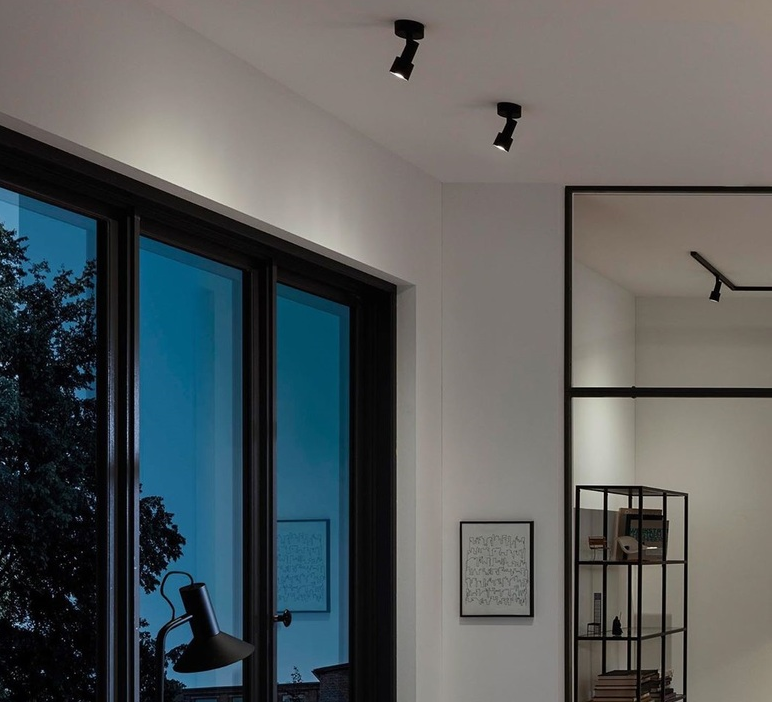 Wever & Ducre - Sara On Base 1.1 Plafondlamp Zwart - KOOT