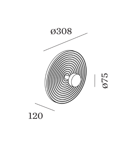 Wever & Ducre - Tapis 1.0 Wandlamp - KOOT