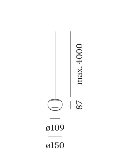 Wever & Ducre - Wetro 1.0 Hanglamp - KOOT