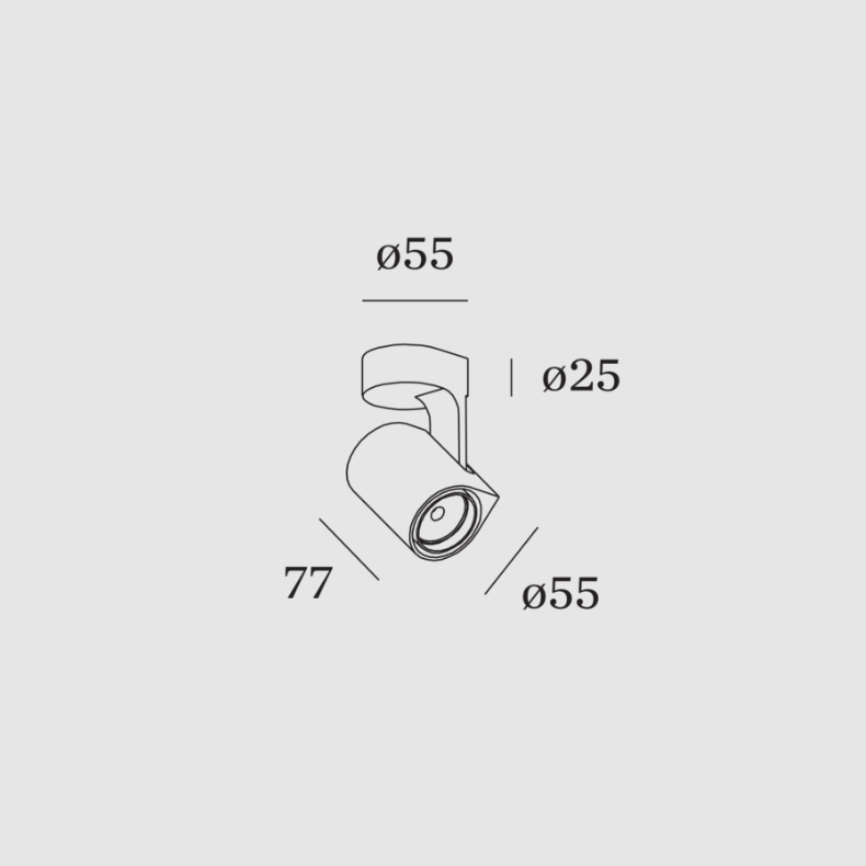 Wever & Durcre - Sqube On Base 1.0 LED Spot - KOOT