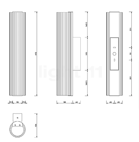 Decor Walther - Slat Wandlamp / Spiegel - KOOT