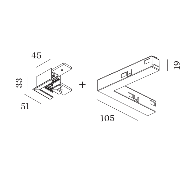 Wever & Ducre - Strex Rec L-Connector B Electrical - KOOT